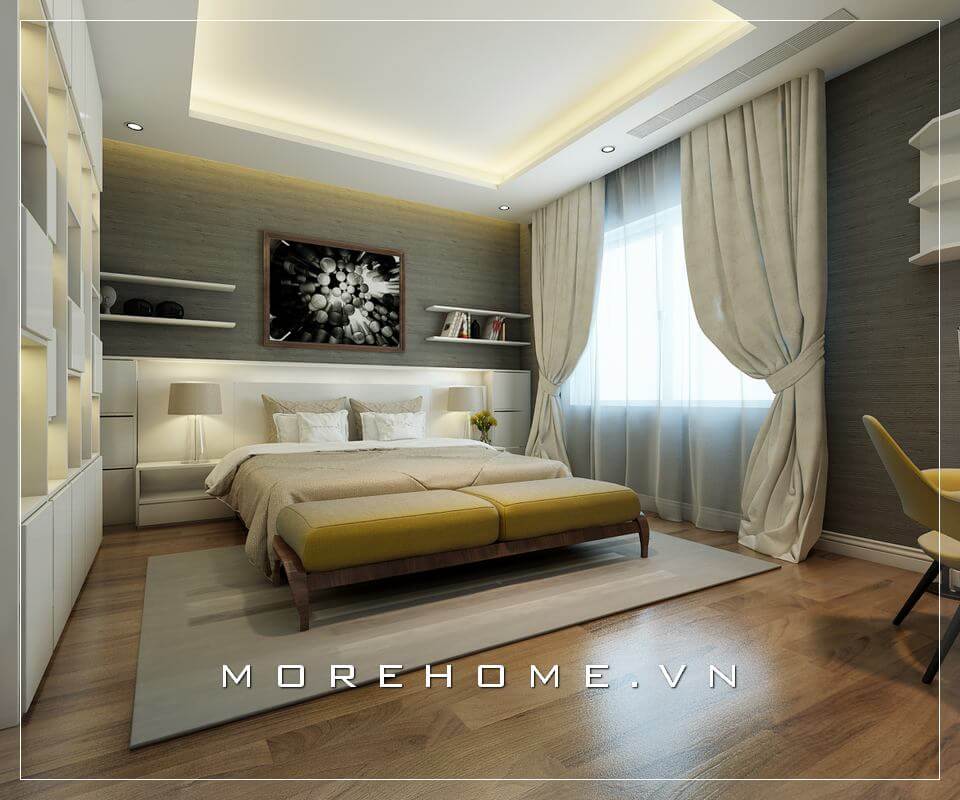 Giường gỗ công nghiệp giá rẻ